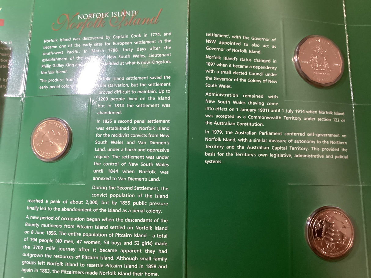 2001 State Series Uncirculated Coins. Full Set of 9