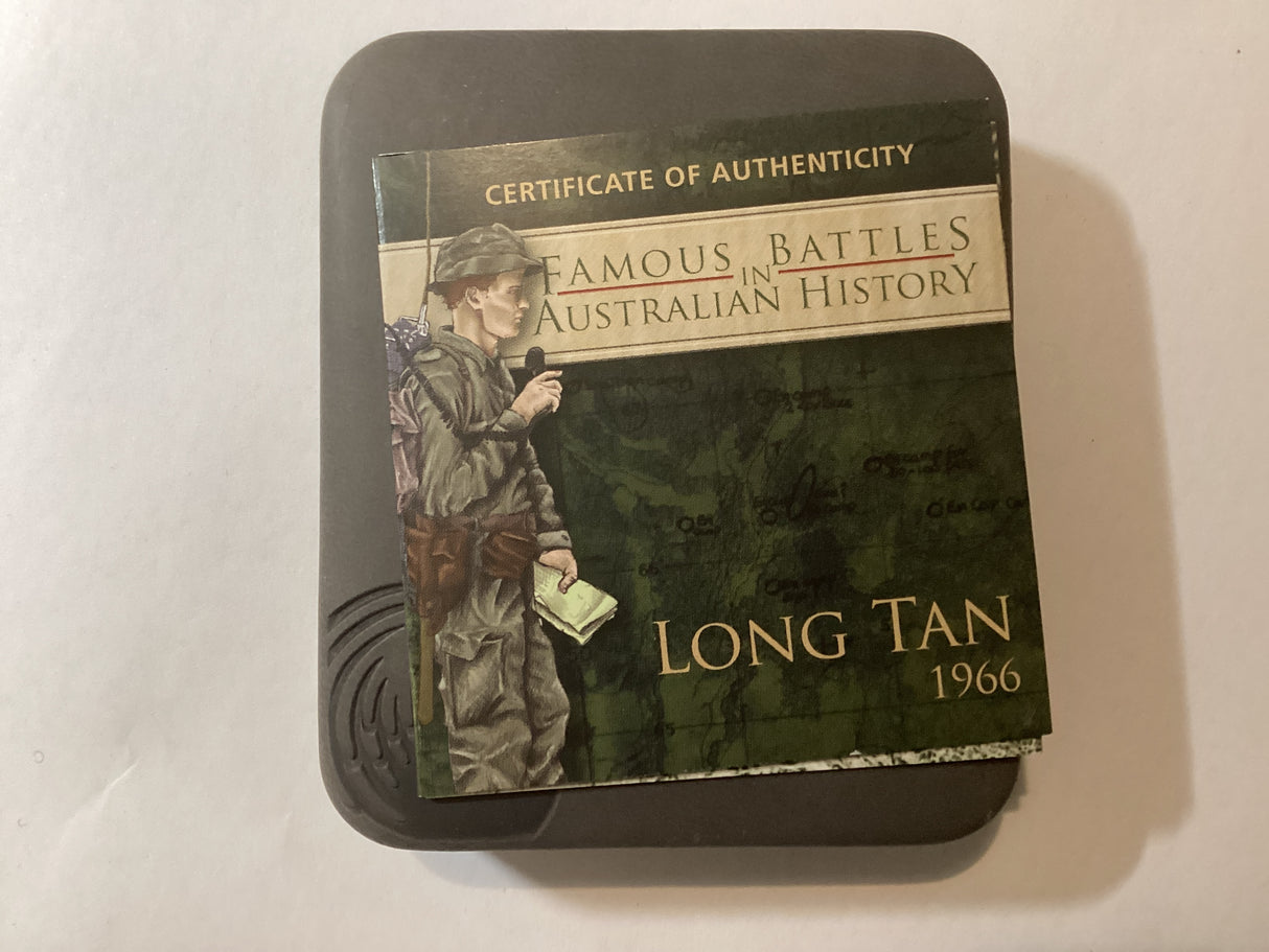 2012 $1 Famous Battles - Long Tan 1oz Silver Proof Coin