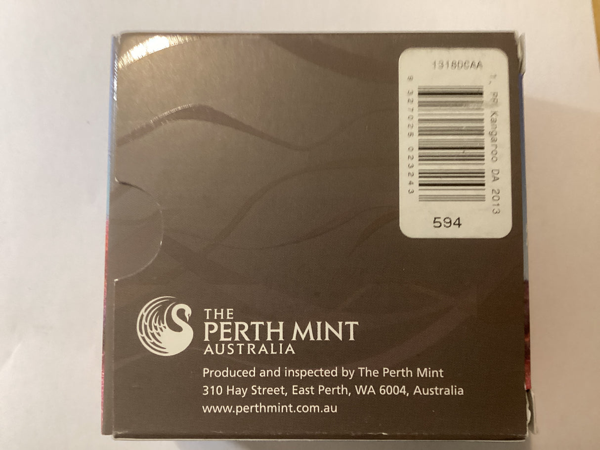 2013 $1 Discover Australia - Kangaroo - 1oz Silver Proof Coin