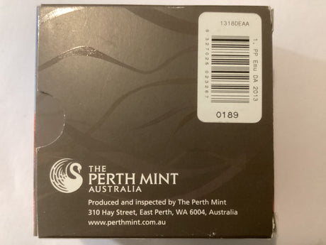 2013 Discover Australia - Emu - 1oz Silver Proof Coin