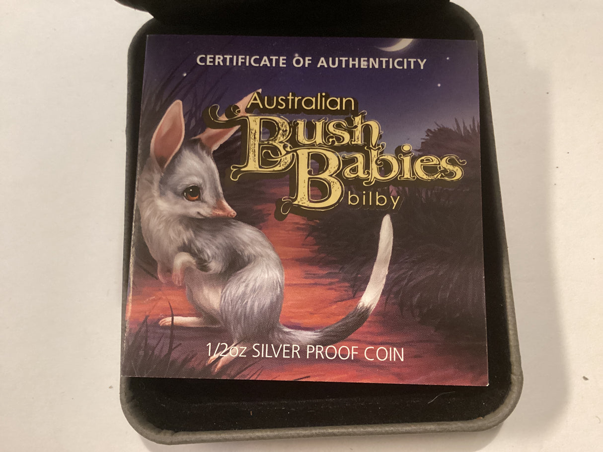 2011 50c 1oz Silver Coin. Australian Bush Babies. Bilby.