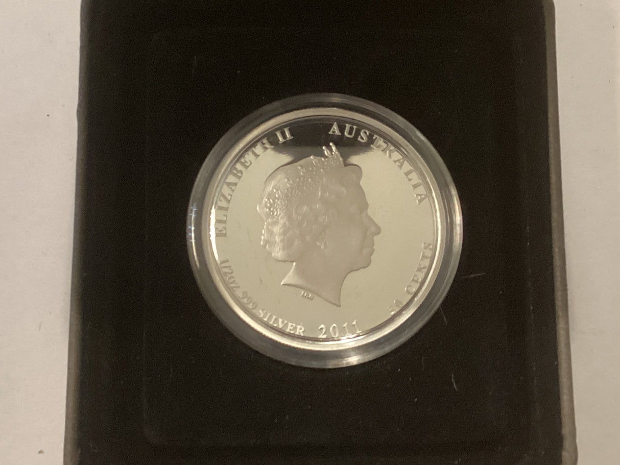2011 50c 1oz Silver Coin. Australian Bush Babies. Bilby.