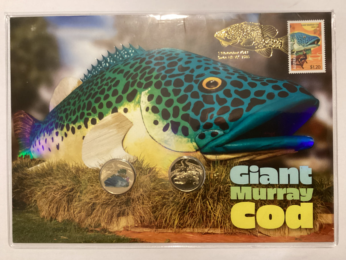 2023 Dual PNC. Giant Murray Cod. Impressions. 1000 Issued