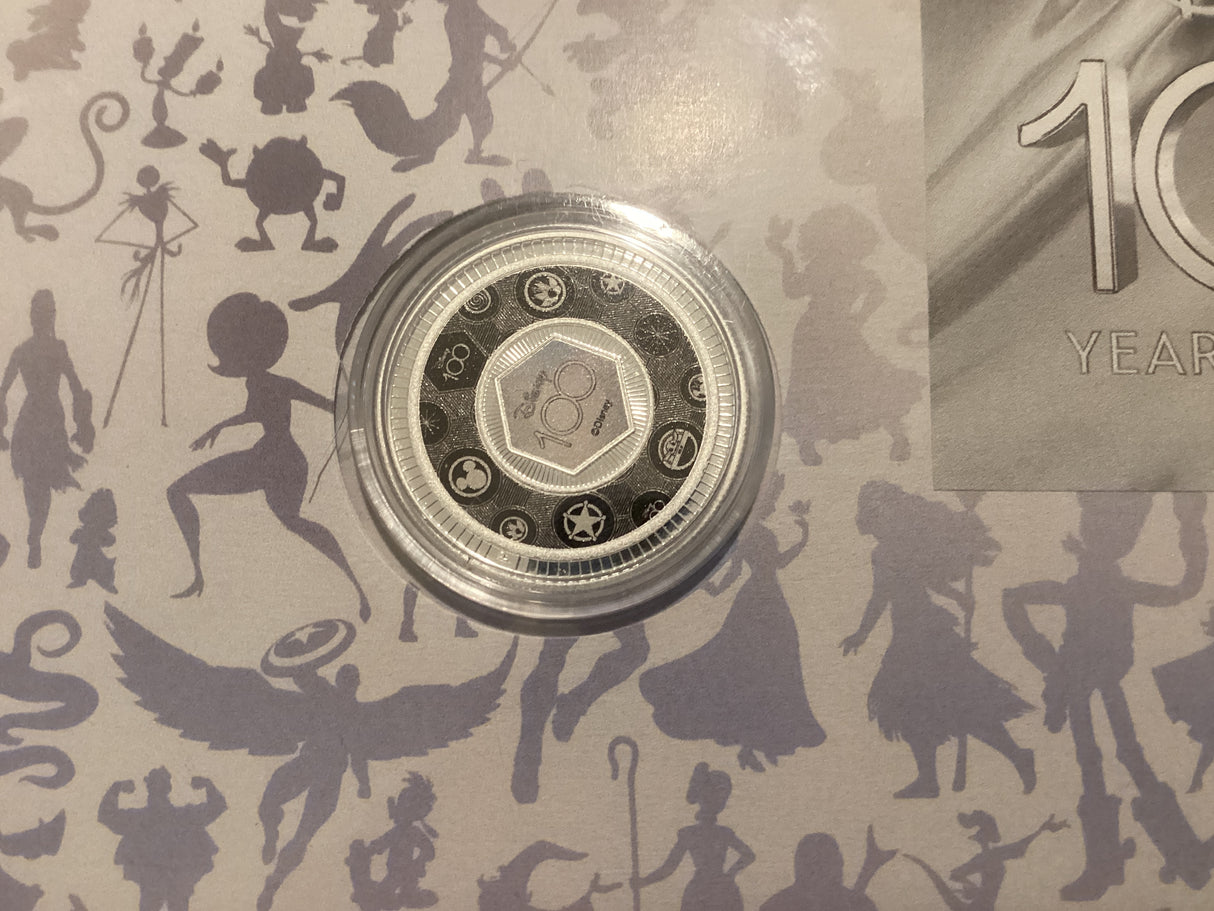 2023 50c 1/2oz Silver PNC. Disney 100 Years of Wonder. Impressions. 200 made.