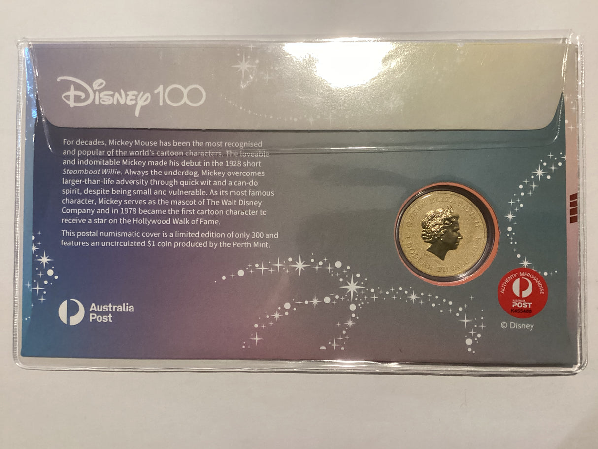 2023 $1 PNC. Disney 100 Years of Wonder. Micky Mouse. 300 made