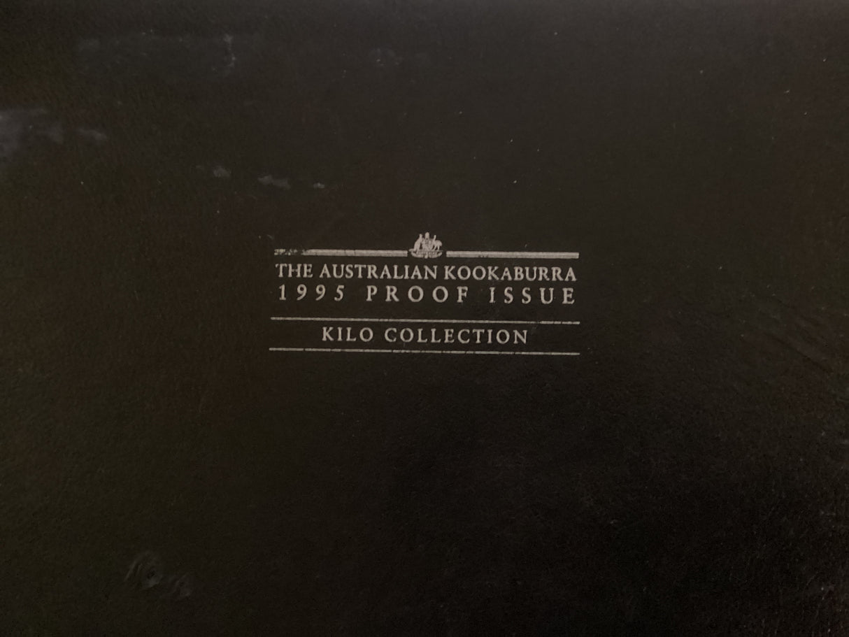 1995 Australian Kookaburra Proof Issue Kilo Collection. 1kg, 10oz, 2oz, 1oz.