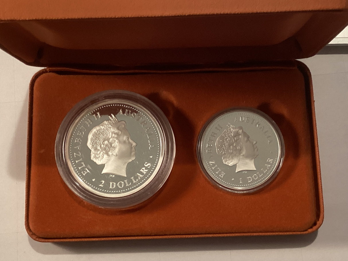 2000 Austrailan Proof Kookaburra Silver Coin Series. 2oz Collection.