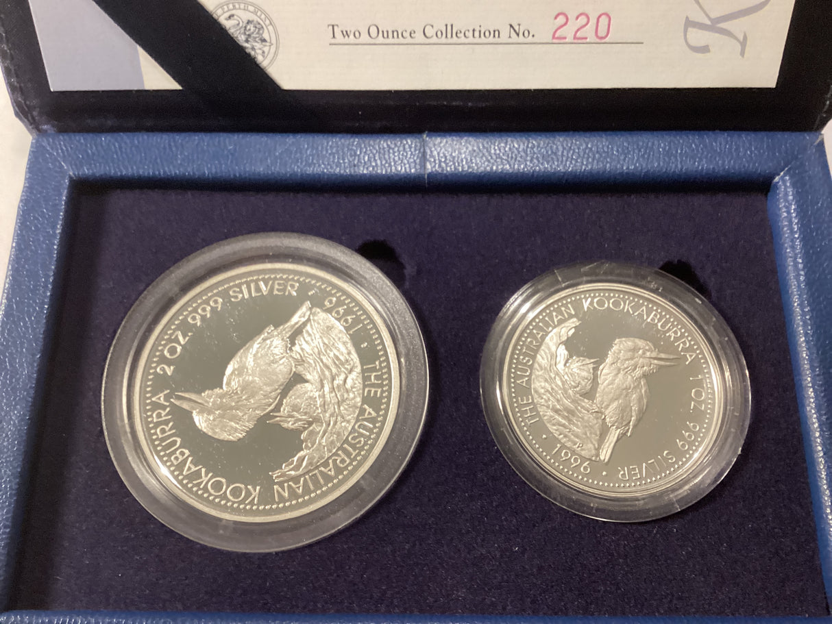 1996 The Australian Kookaburra Proof Issue - 2oz Collection