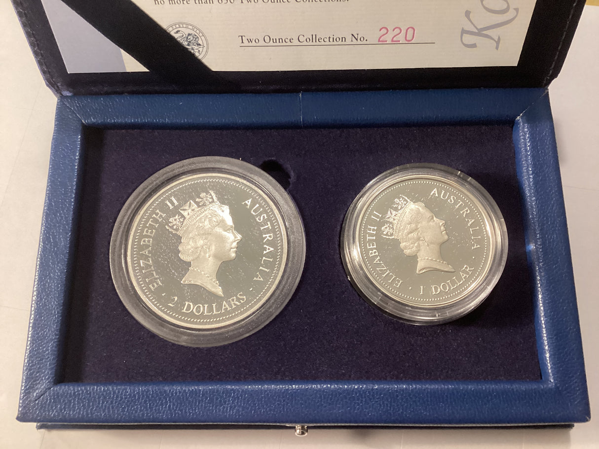 1996 The Australian Kookaburra Proof Issue - 2oz Collection