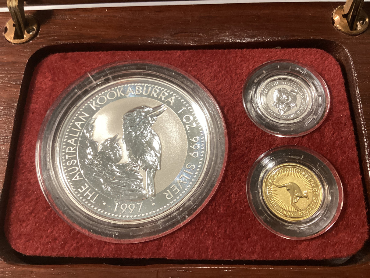 1997 The Australian Family of Precious Metals Uncirculated Set