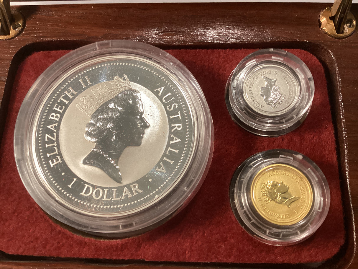 1997 The Australian Family of Precious Metals Uncirculated Set