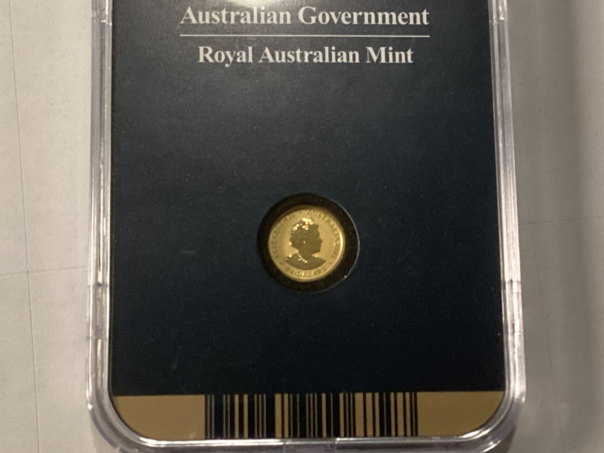 2021 $2 0.5 Gram Gold Mini Money Koala Uncirculated Coin
