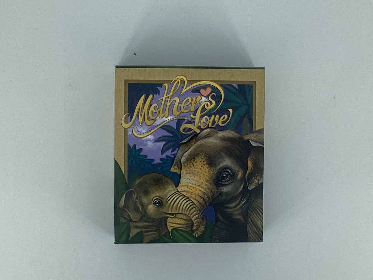 2014 50c Silver Proof 1/2oz Coin. Mother's Love Series. Asian Elephant.