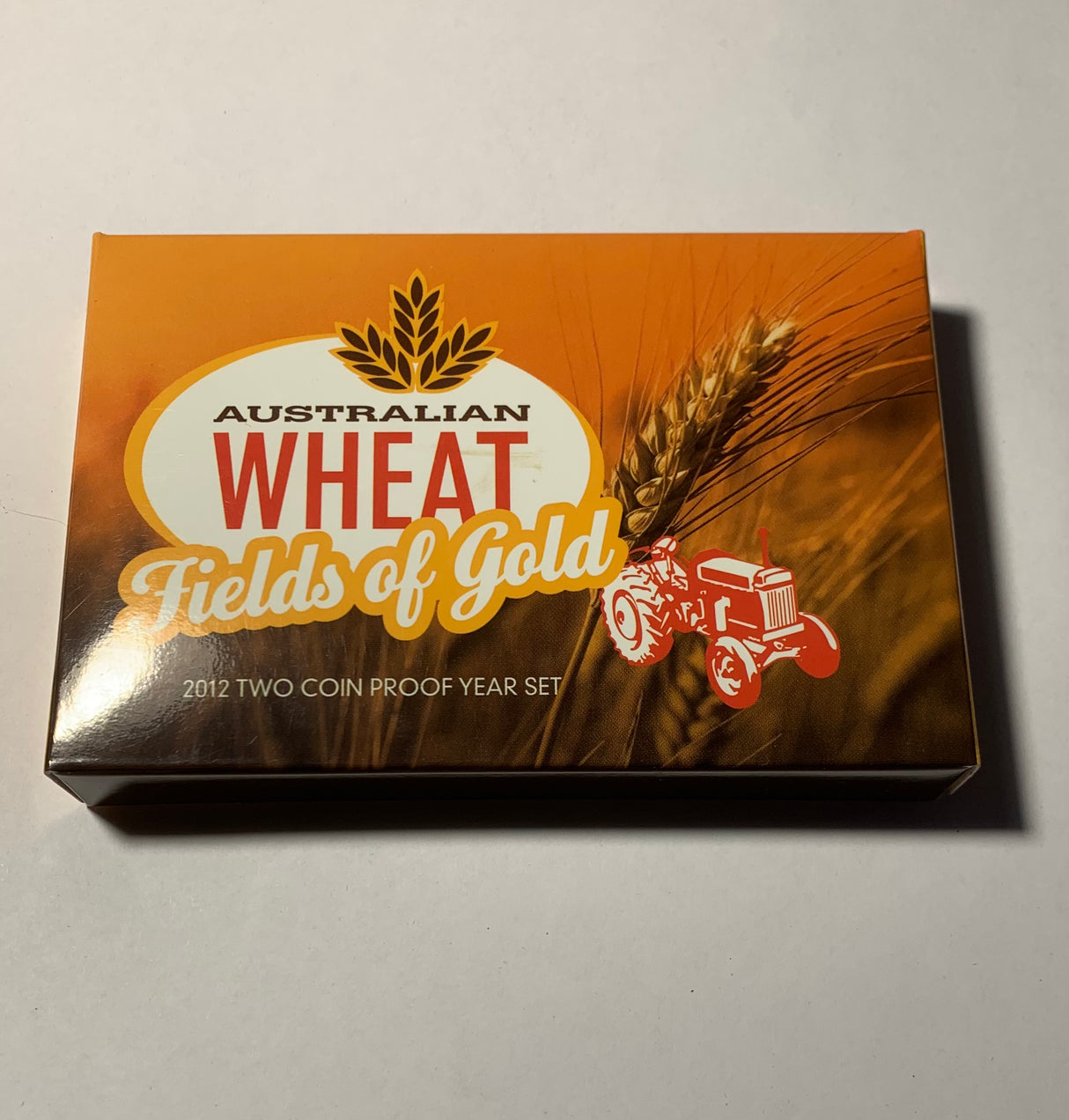 2012 Australian Wheat Fields of Gold. Two Coin Proof Set.