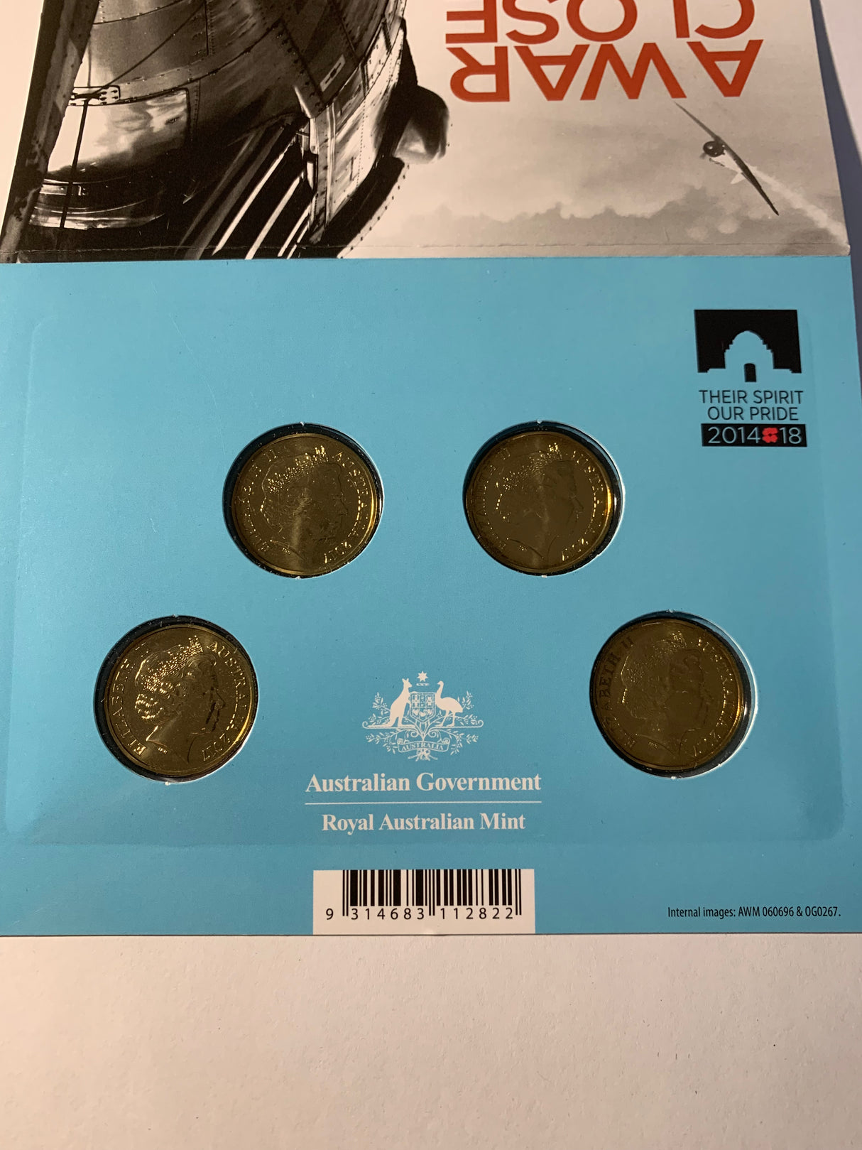2017 $1 Uncirculated Four Coin Set. A War Close to Home.