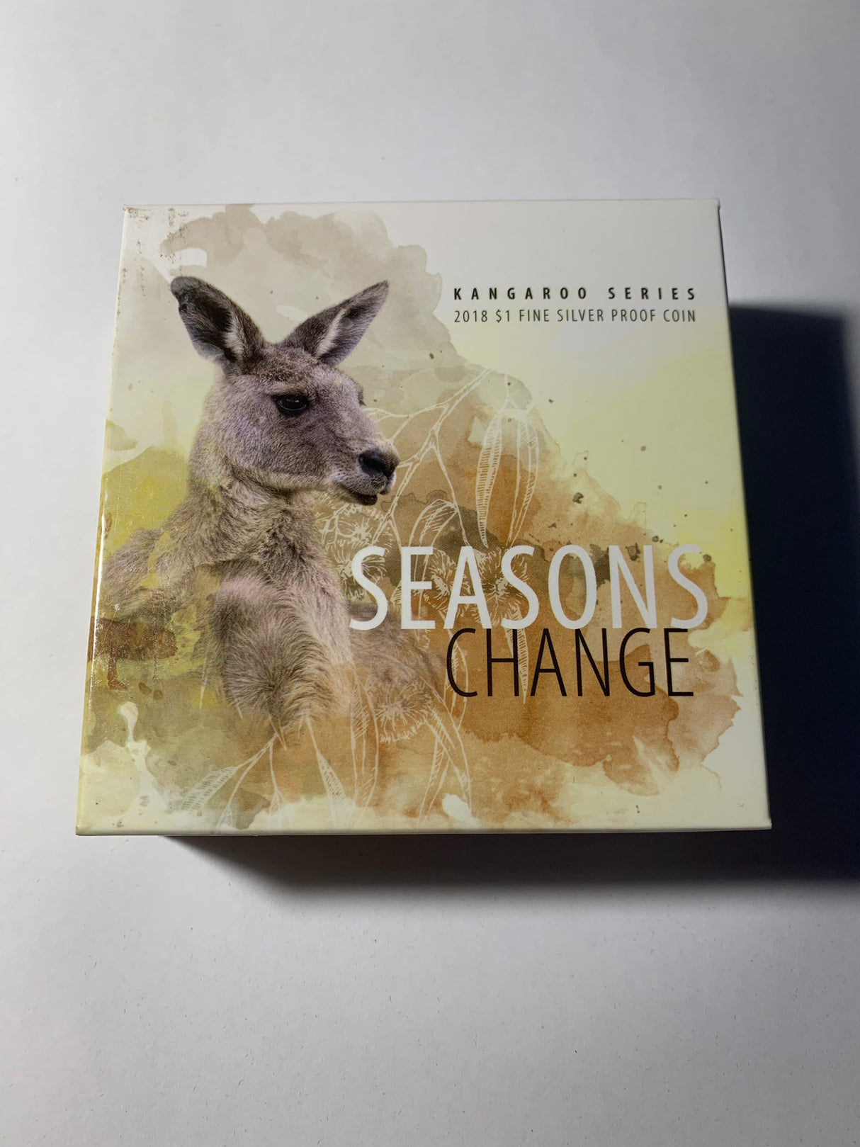 2018 $1 Kangaroo Series Fine Silver Proof Coin. Season Change.