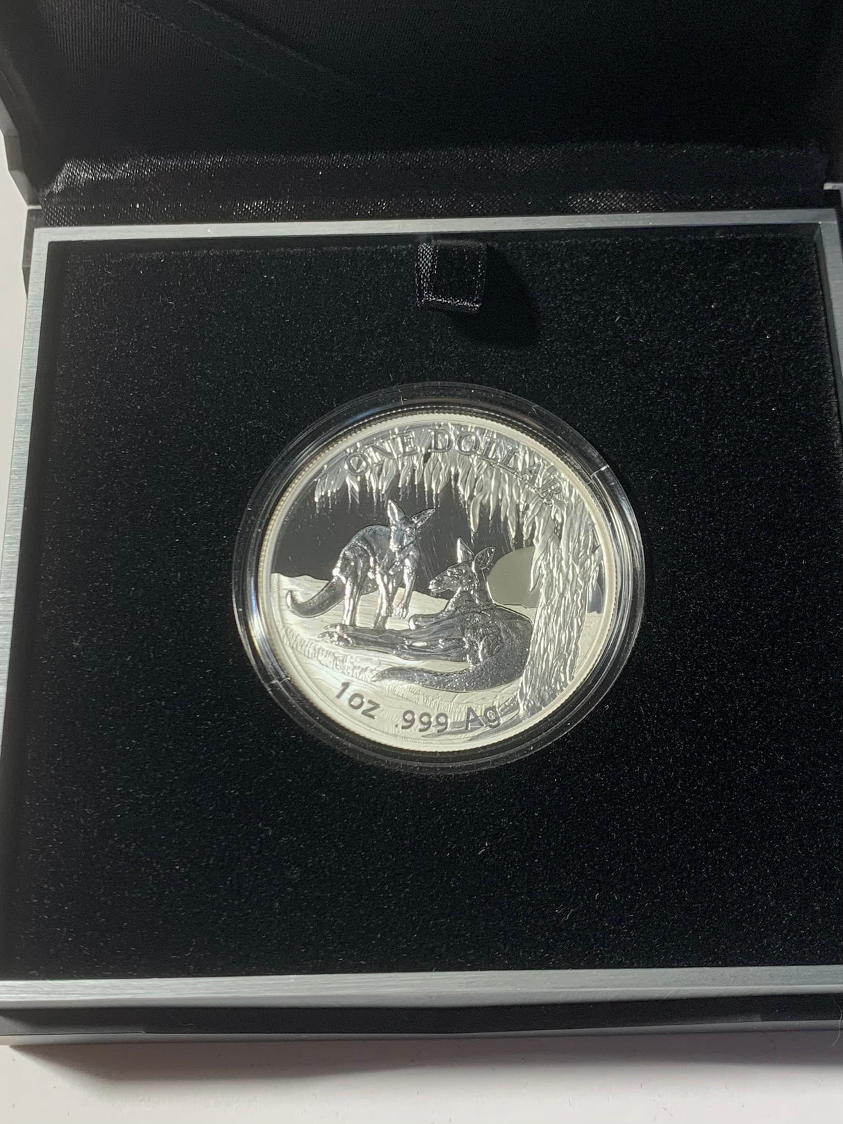 2018 $1 Kangaroo Series Fine Silver Proof Coin. Season Change.