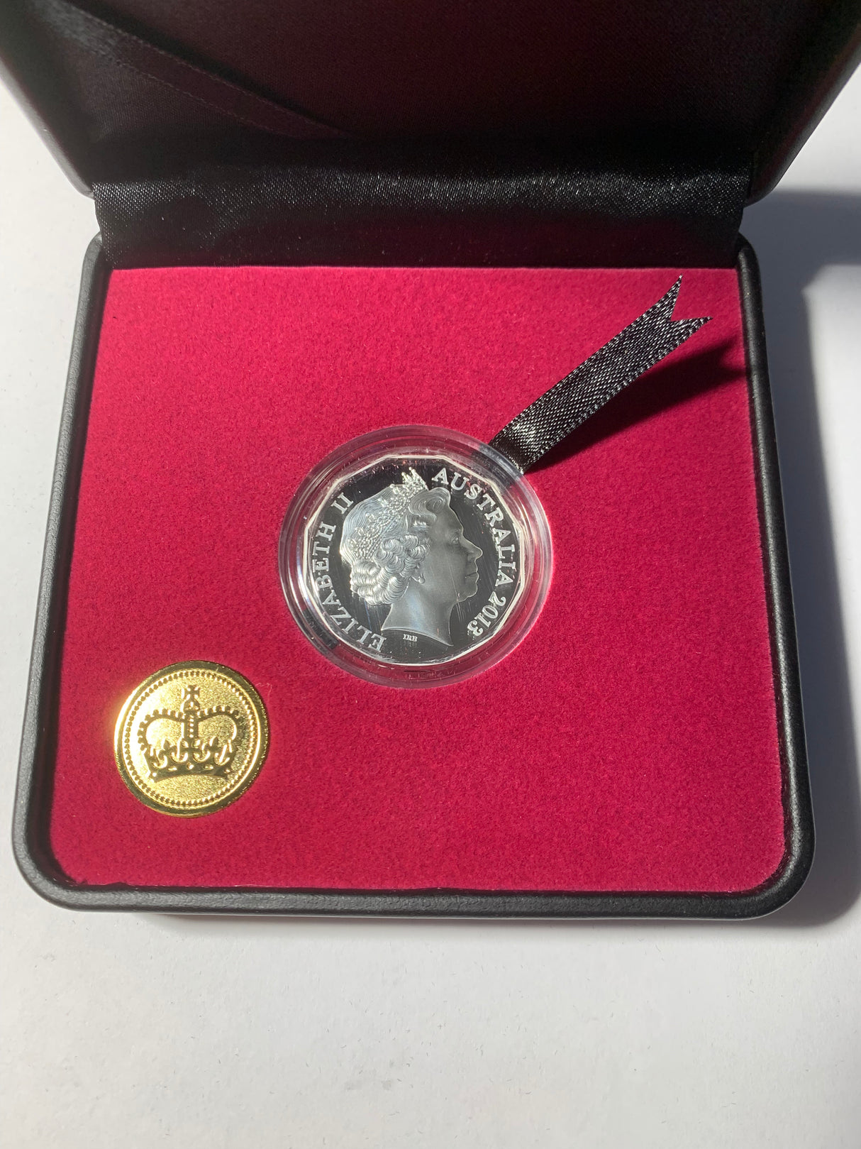 2013 50c Royal Collection. 60th Anniversary of the Coronation of Queen Elizabeth II. Silver Proof Coin.