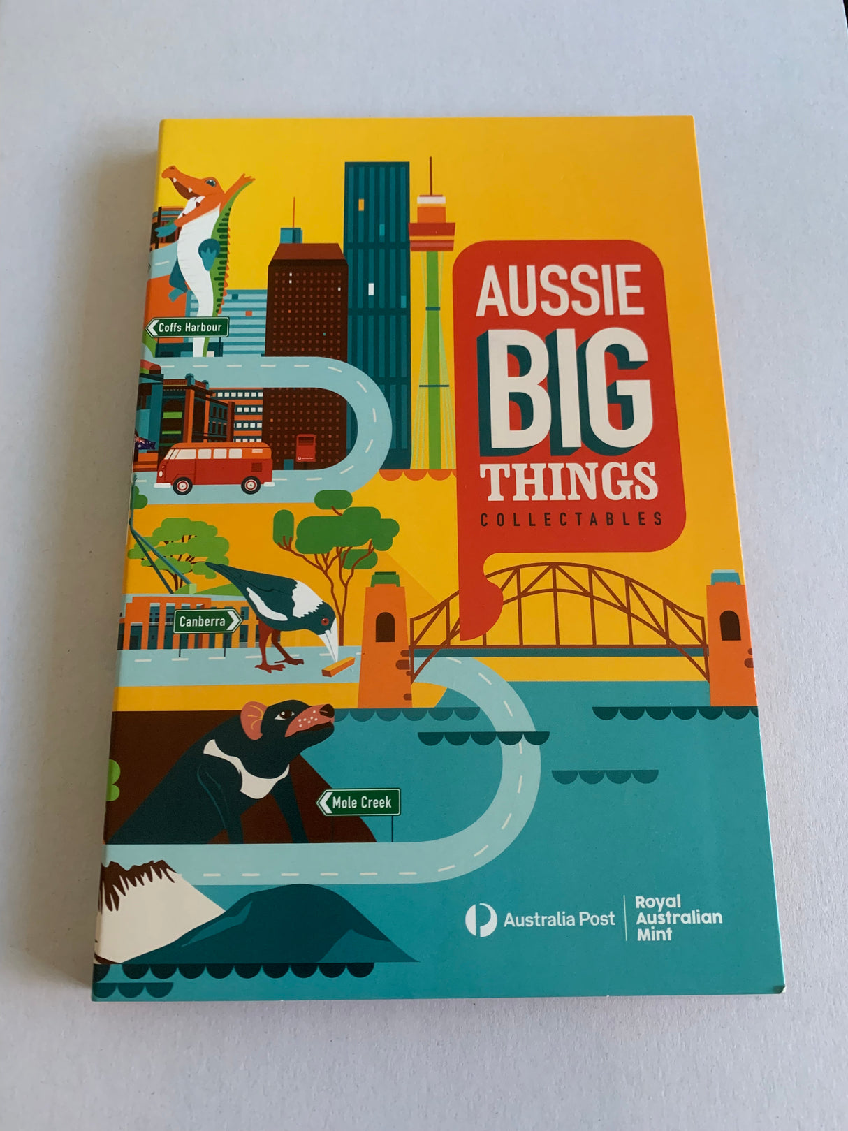 2023 $1 Aussie Big Things. 10 Coin Set. Folder with Coins.