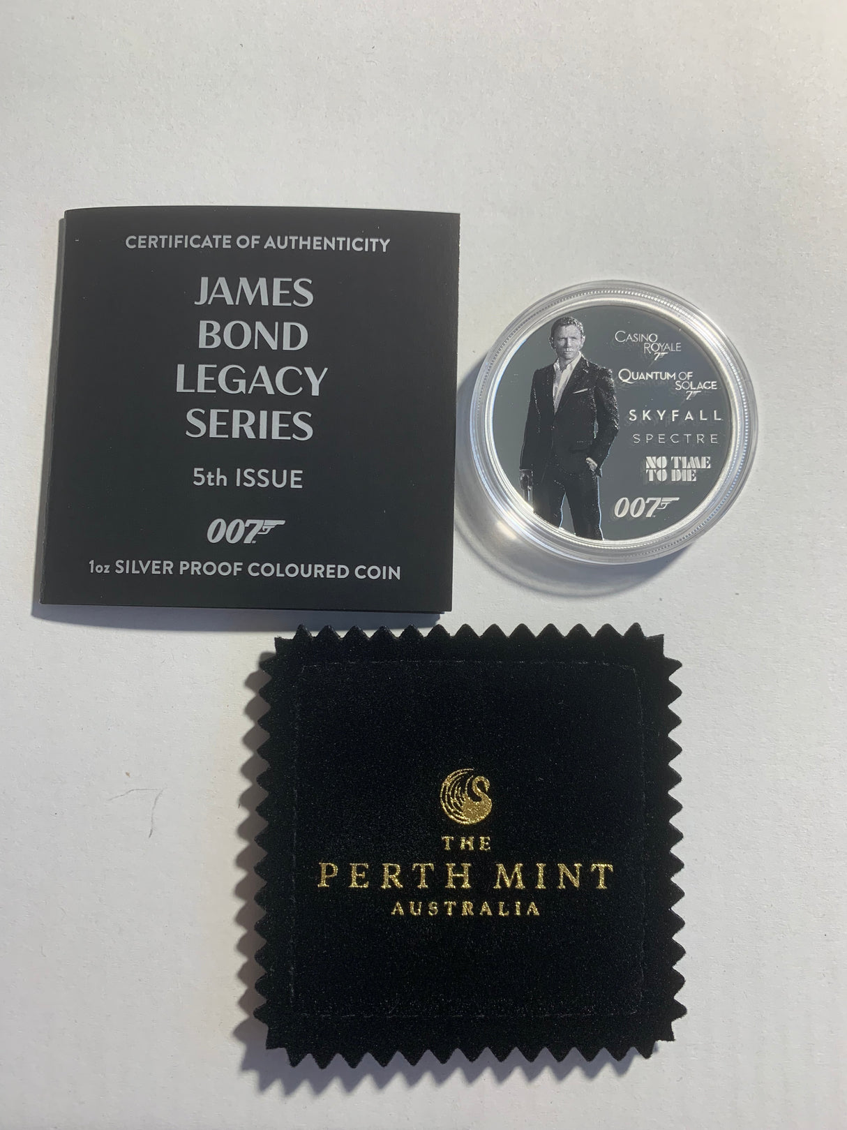 James Bond Legacy Series - 5th Issue - 2024 1oz Silver Proof Coin