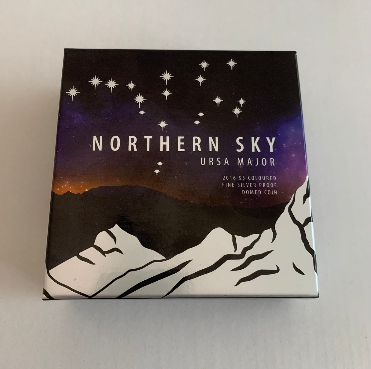 2016 $5 Coloured Silver Proof Domed Coin - Northern Sky Ursa Major