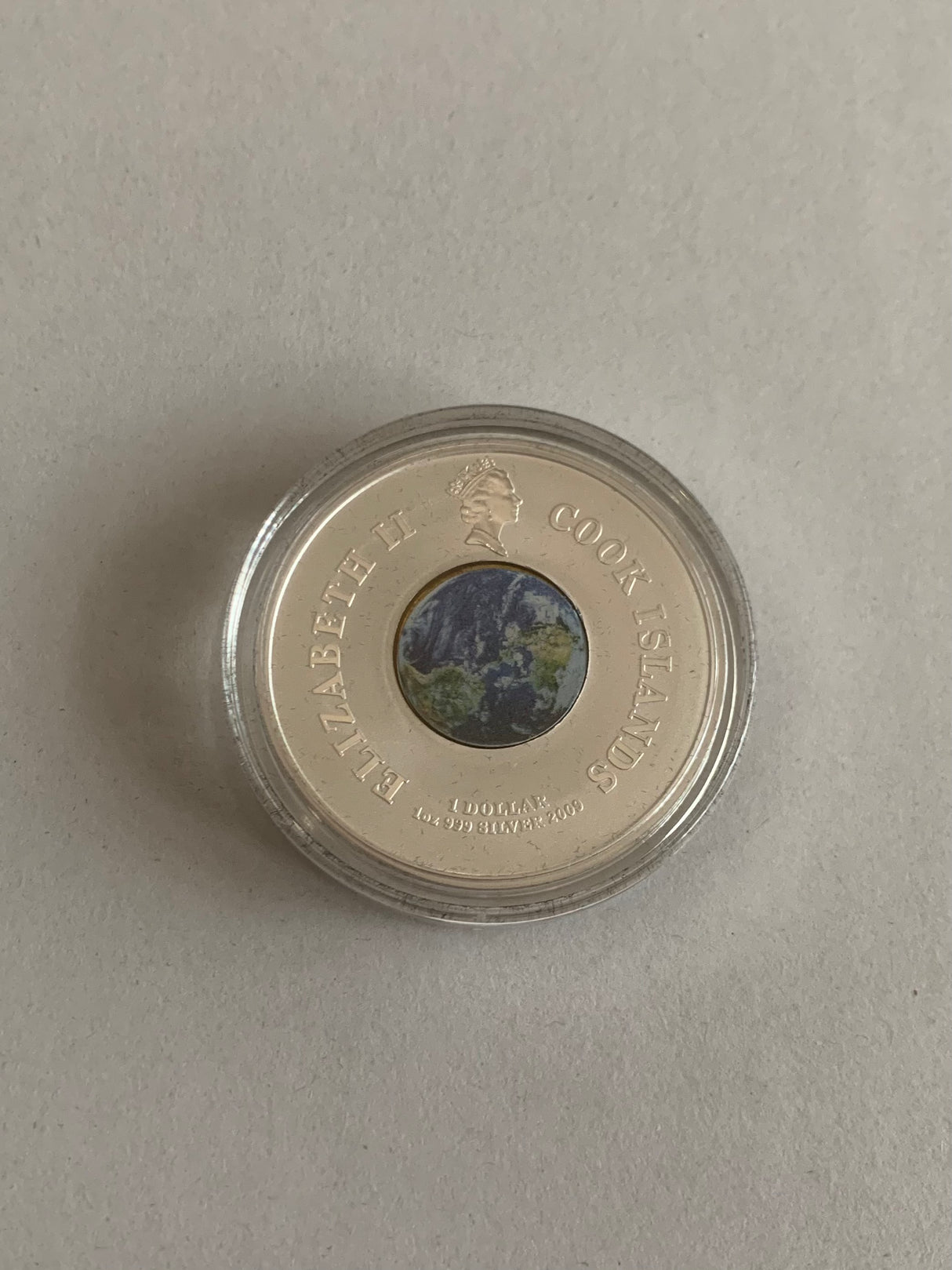 2009 - First Space Walk - 1oz Fine Silver Coloured Coin