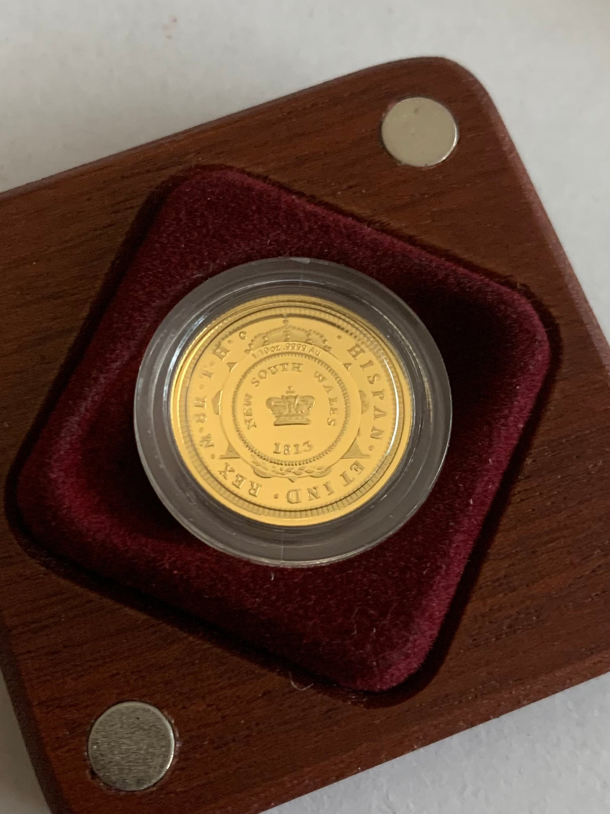 2013 Holey Dollar & Dump Bicentenary - $10 Gold Proof Coin