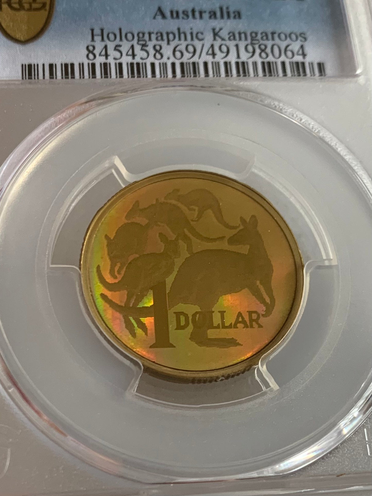 2004 $1 Holographic Kangaroos. PCGS PR69DCAM