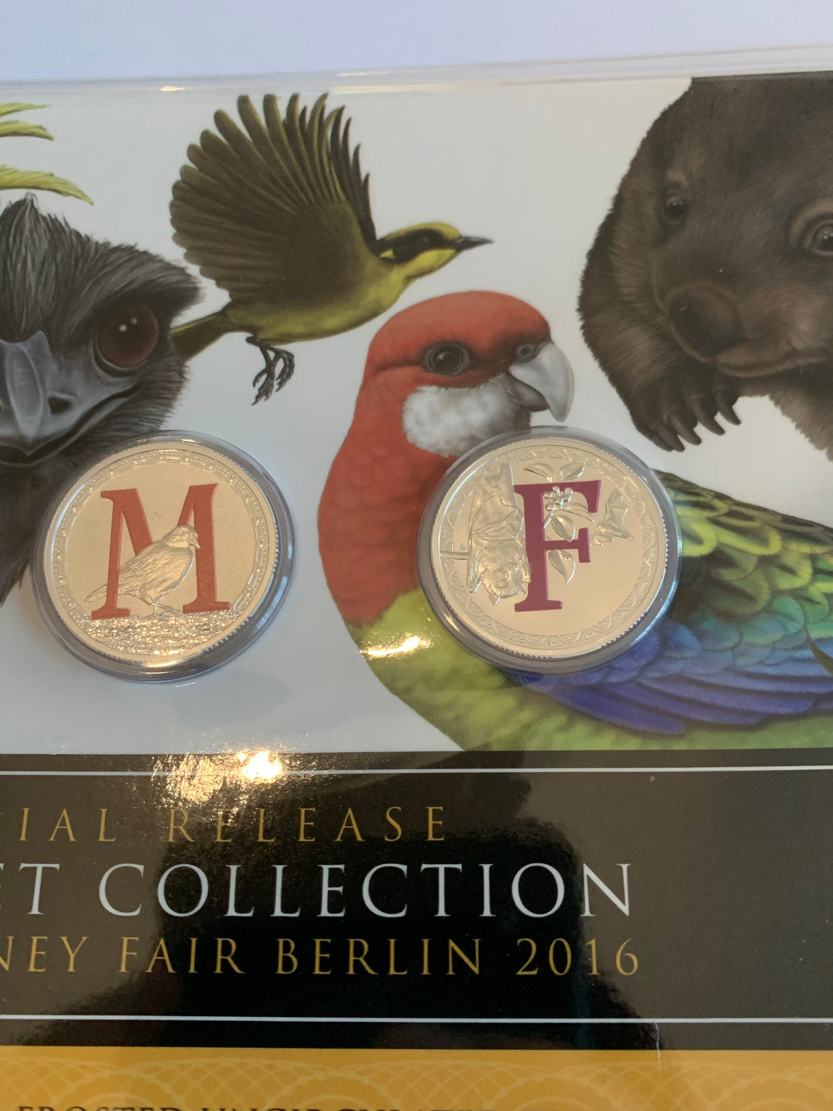 2016 Alphabet Collection WMF Berlin Special Release. $1 Silver 3 Coin Set