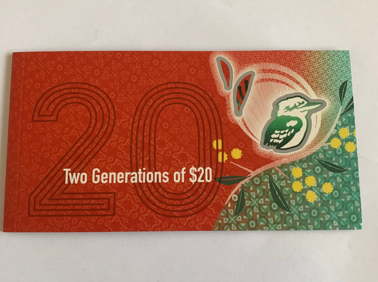 Two Generations of $20 Banknotes