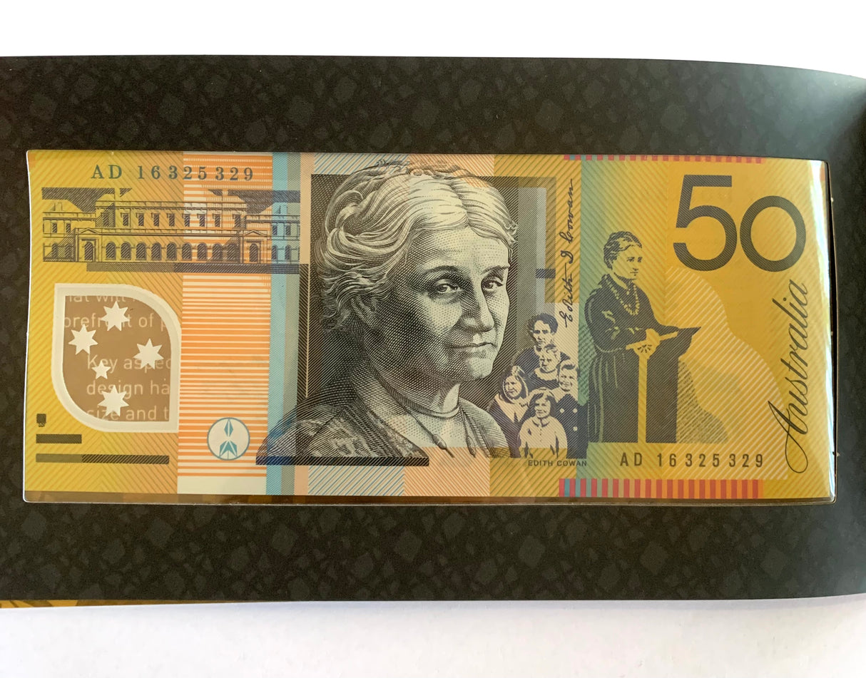 Two Generations of $50 Banknotes
