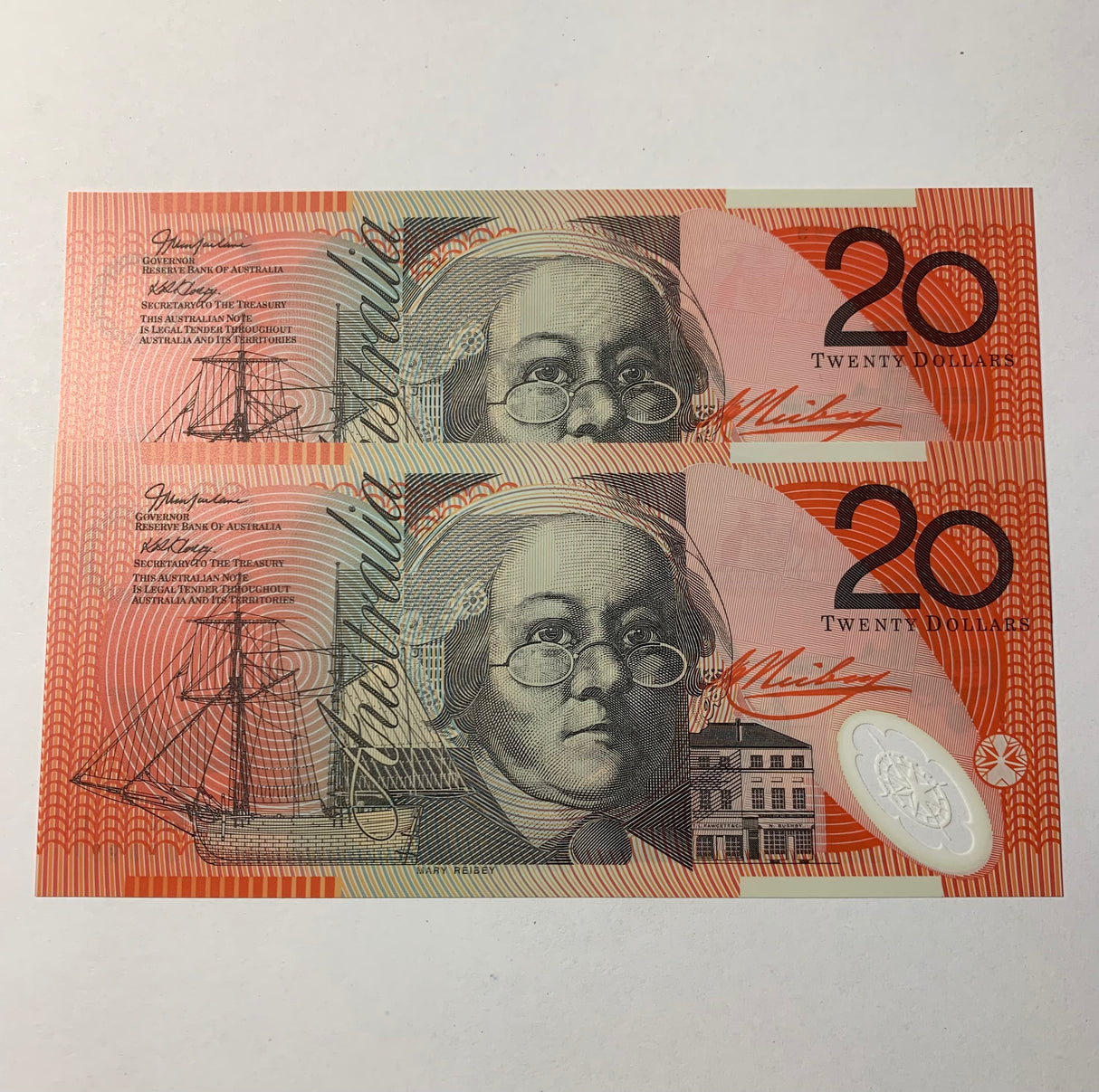 2005 $20 Last Prefix Banknote. Uncirculated. Run of 2. R420cL