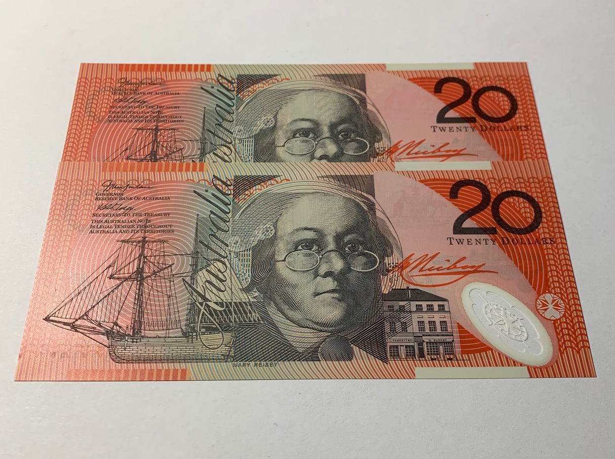 2005 $20 Last Prefix Banknote. Uncirculated. Run of 2. R420cL