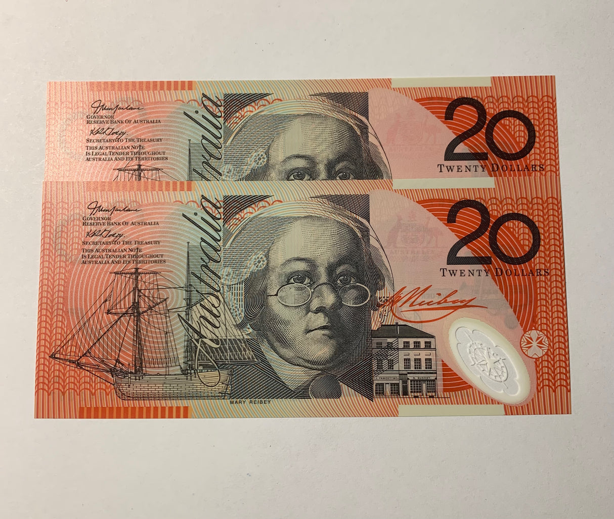 2003 $20 First Prefix Banknote. Uncirculated. Run of 2. R420bF
