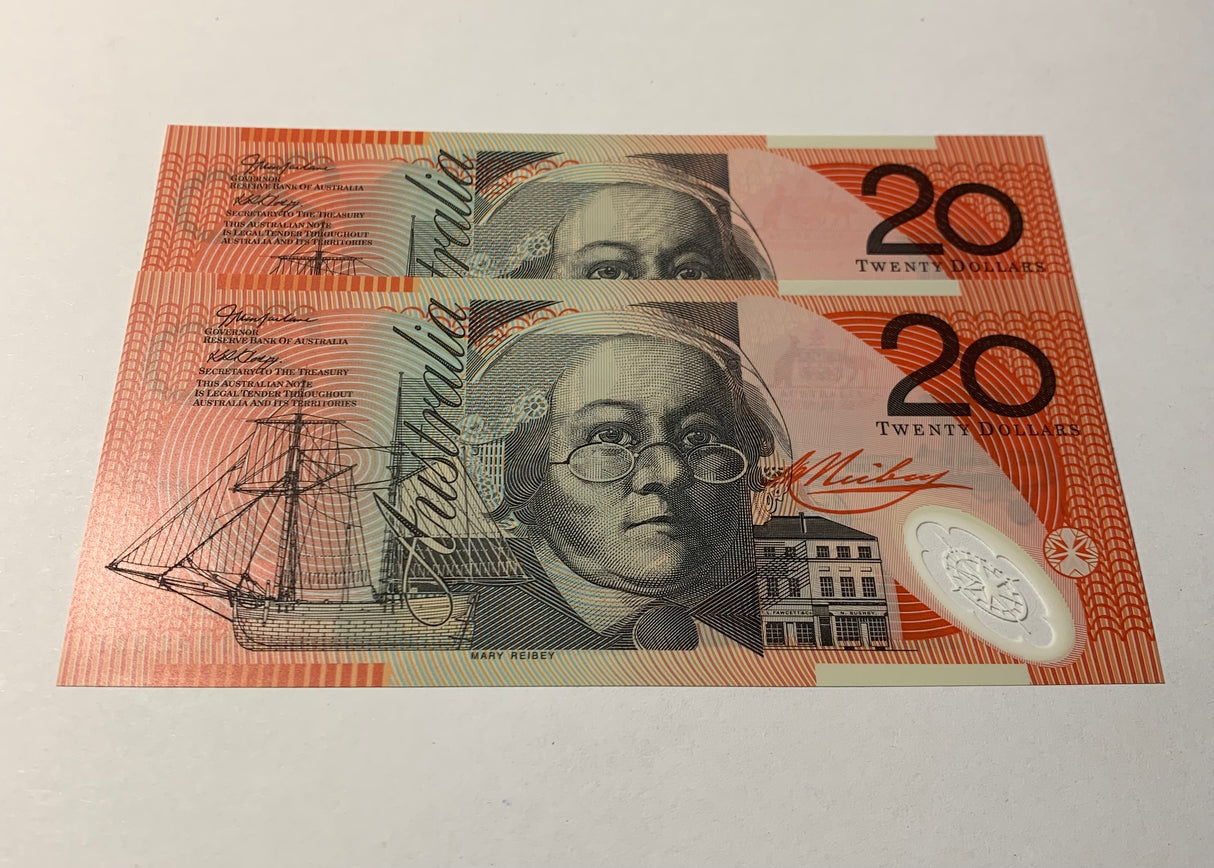 2003 $20 First Prefix Banknote. Uncirculated. Run of 2. R420bF