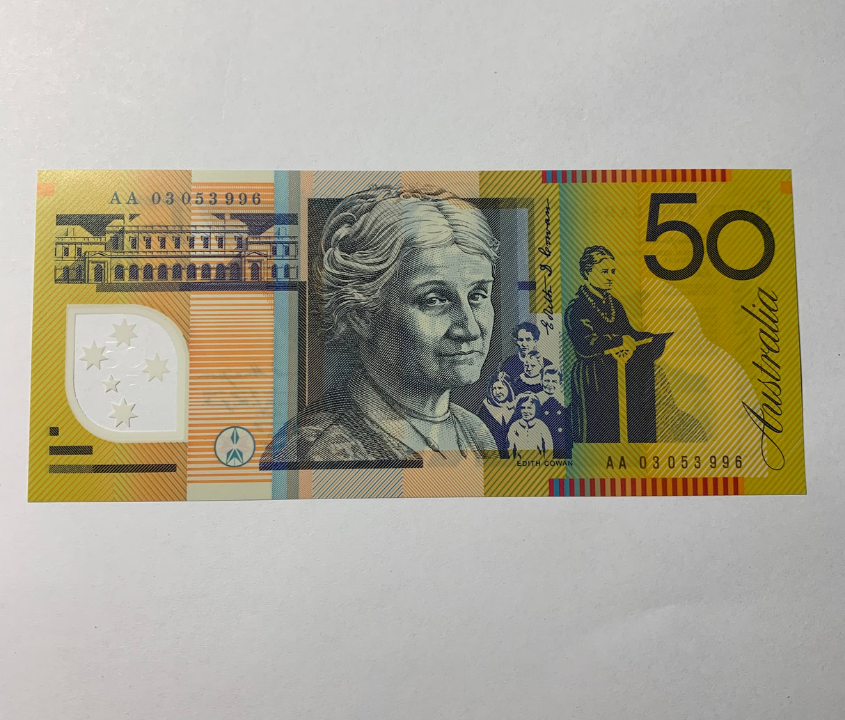 2003 $50 First Prefix Banknote. Uncirculated. R520aF