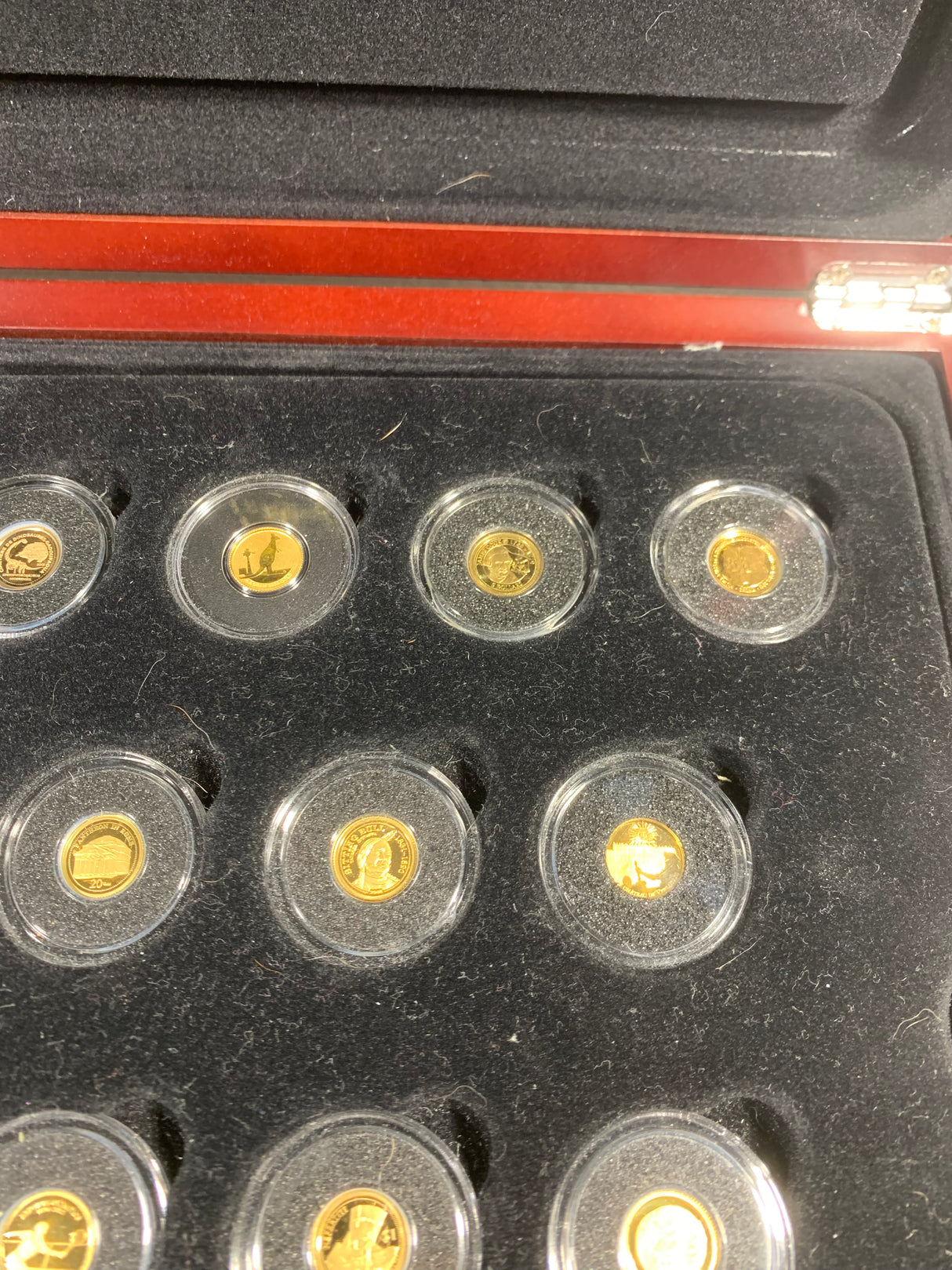 Macquarie Mint. The Smallest Gold Coins Of The World. 31 Coin Collection