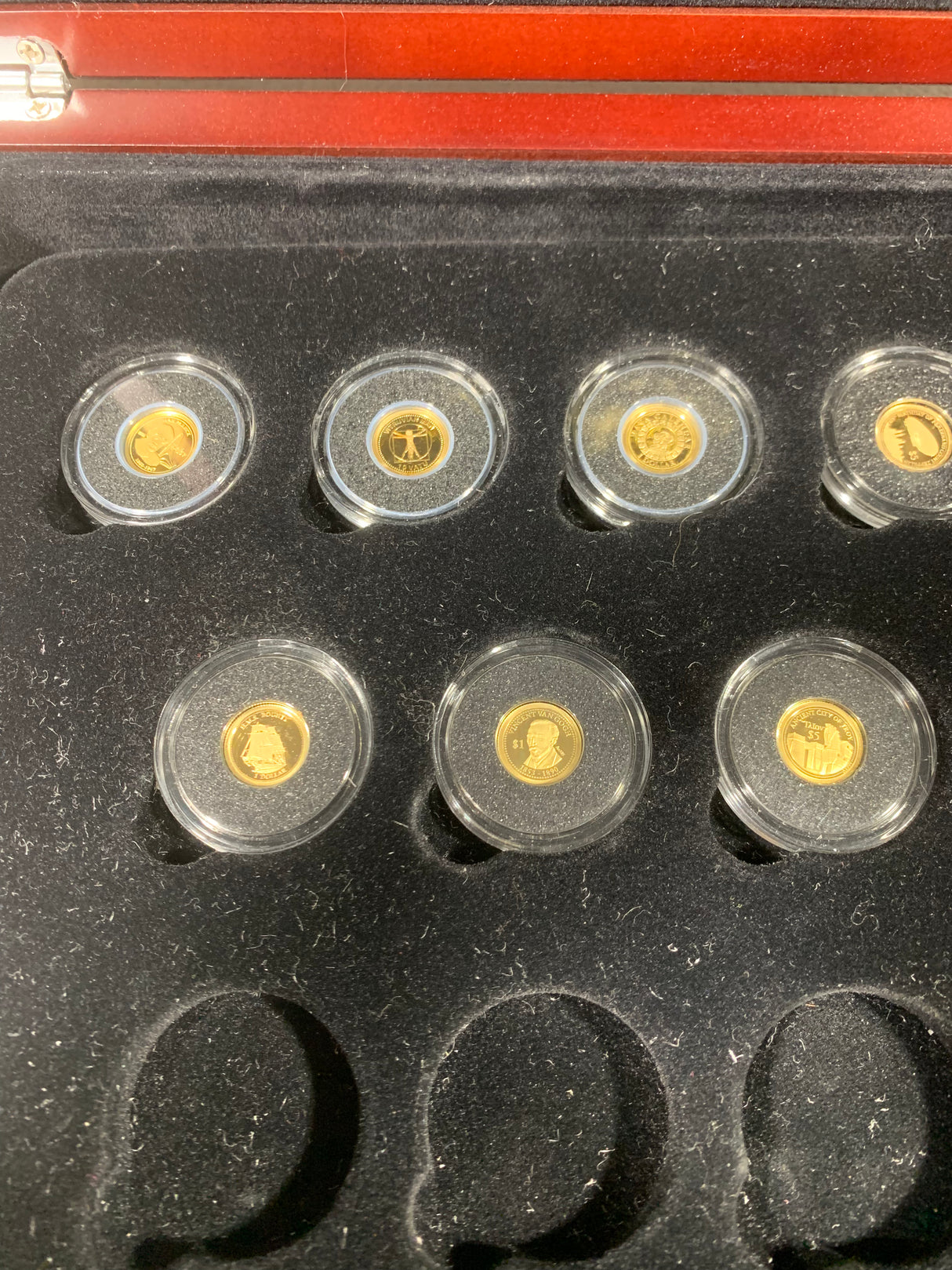 Macquarie Mint. The Smallest Gold Coins Of The World. 31 Coin Collection