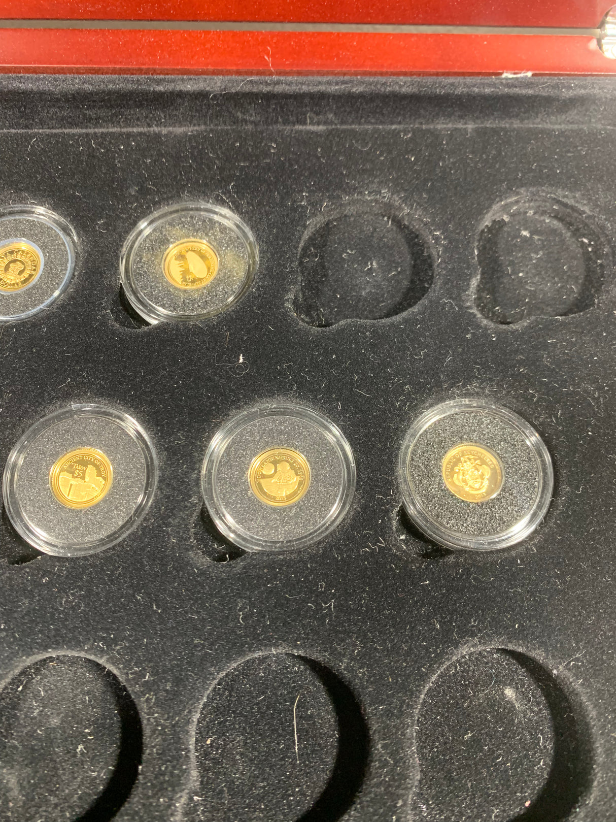 Macquarie Mint. The Smallest Gold Coins Of The World. 31 Coin Collection