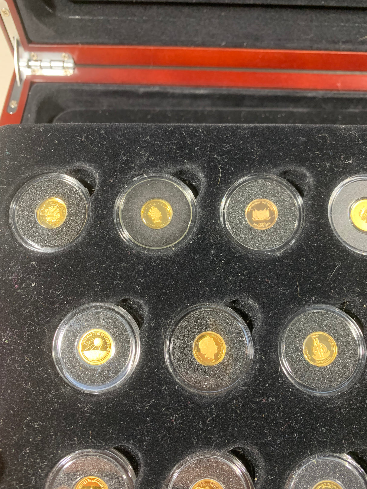 Macquarie Mint. The Smallest Gold Coins Of The World. 31 Coin Collection