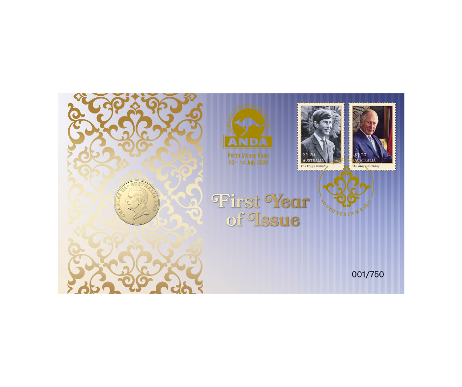 2024 ANDA Perth Money Expo PNC - King Charles III $1 MOR PNC