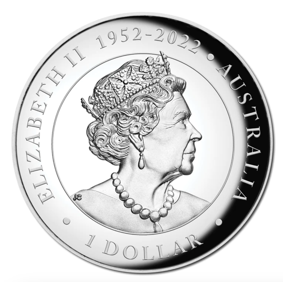 2023 Kangaroo 1oz Silver Colour High Relief Coin