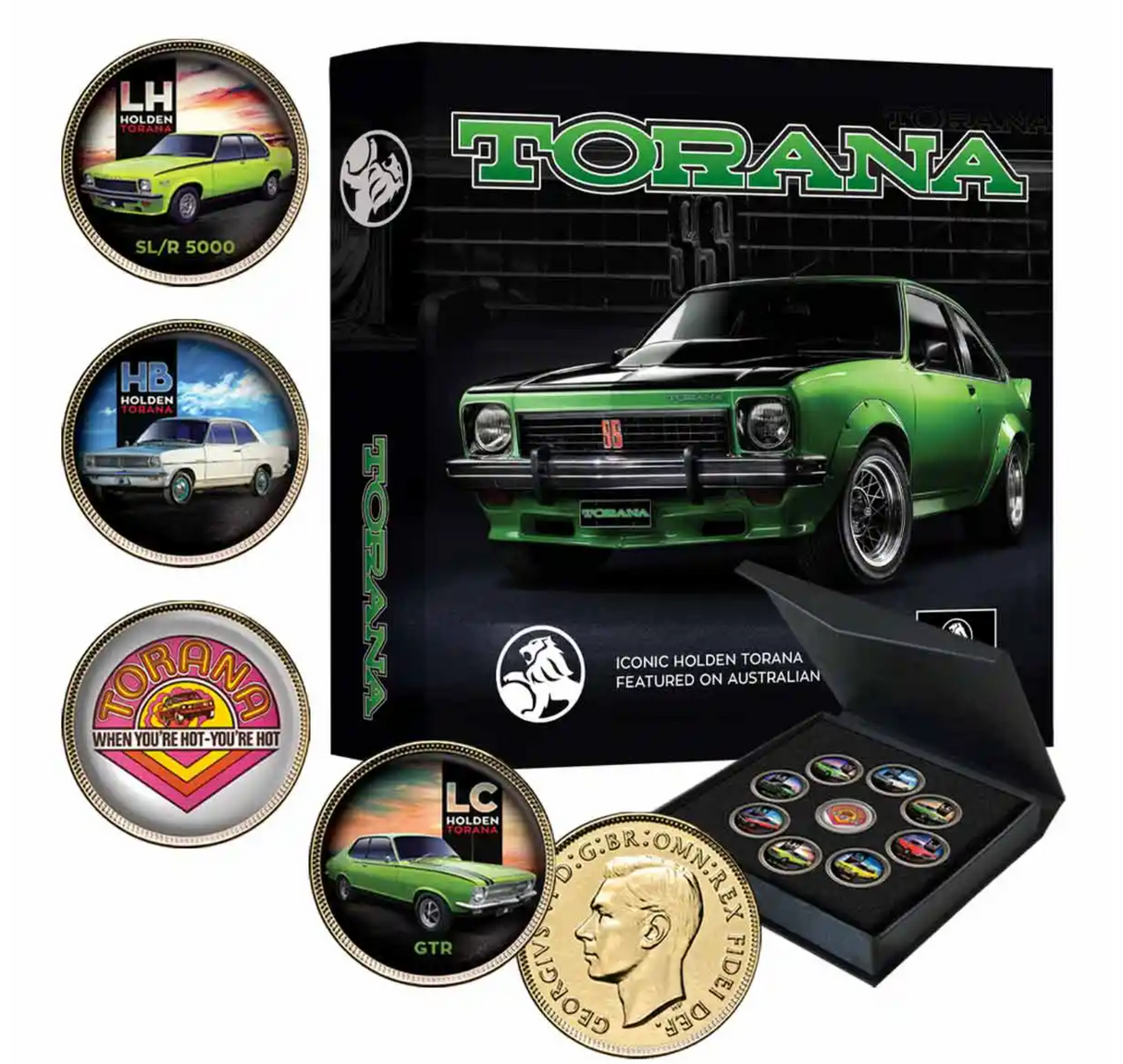 Holden Torana Enamel Penny 9-Coin Collection