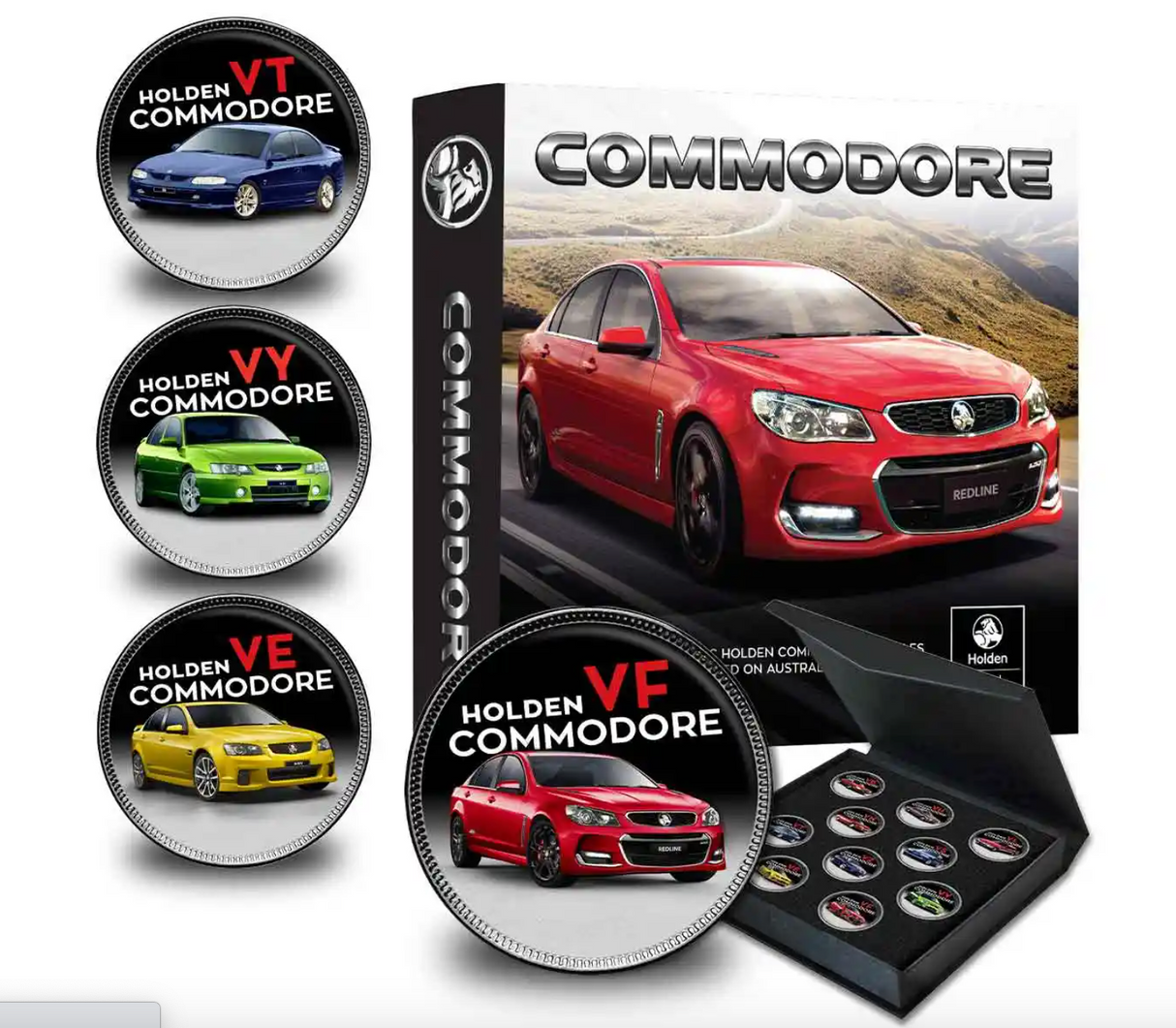 Holden Commodore Enamel Penny 10-Coin Collection