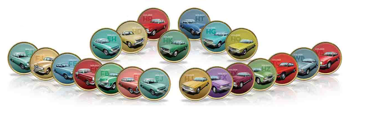 Holden Heritage Enamel Penny Complete Collection