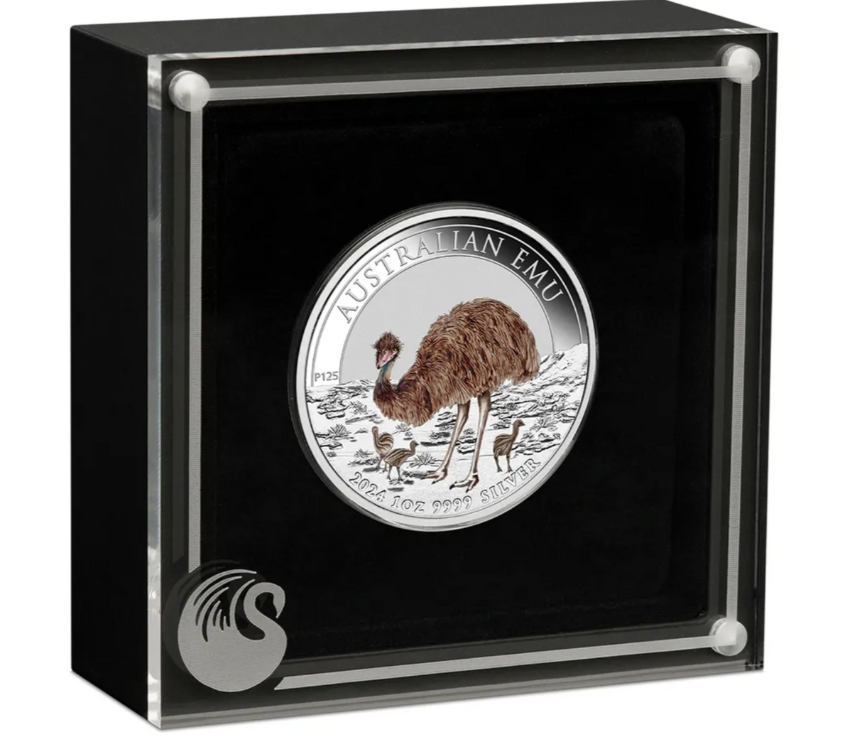 Australian Emu 2024 1oz Silver Coloured Coin