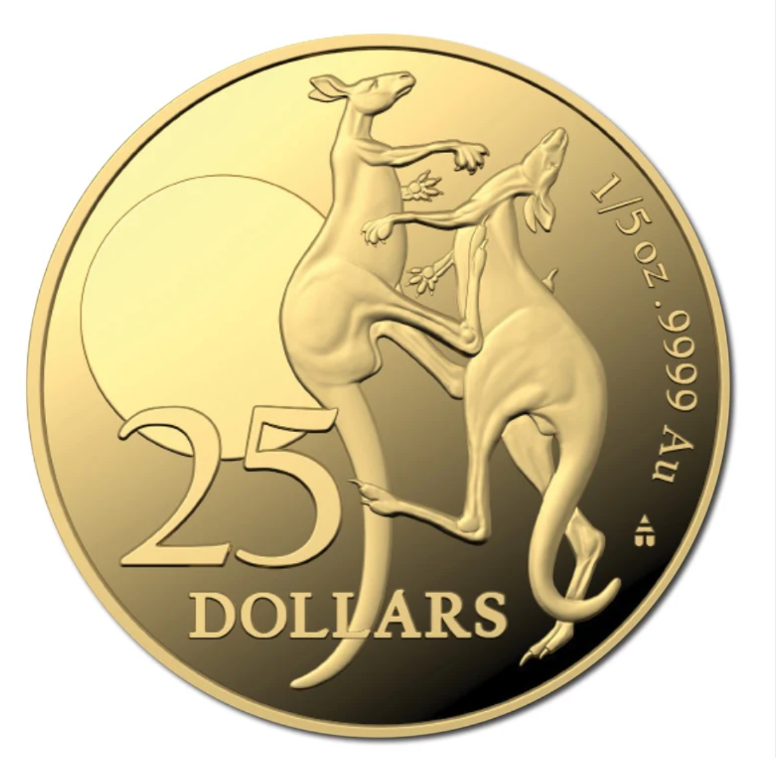 2023 $25 Kangaroo Fighting Spirit 1/5oz Gold Proof