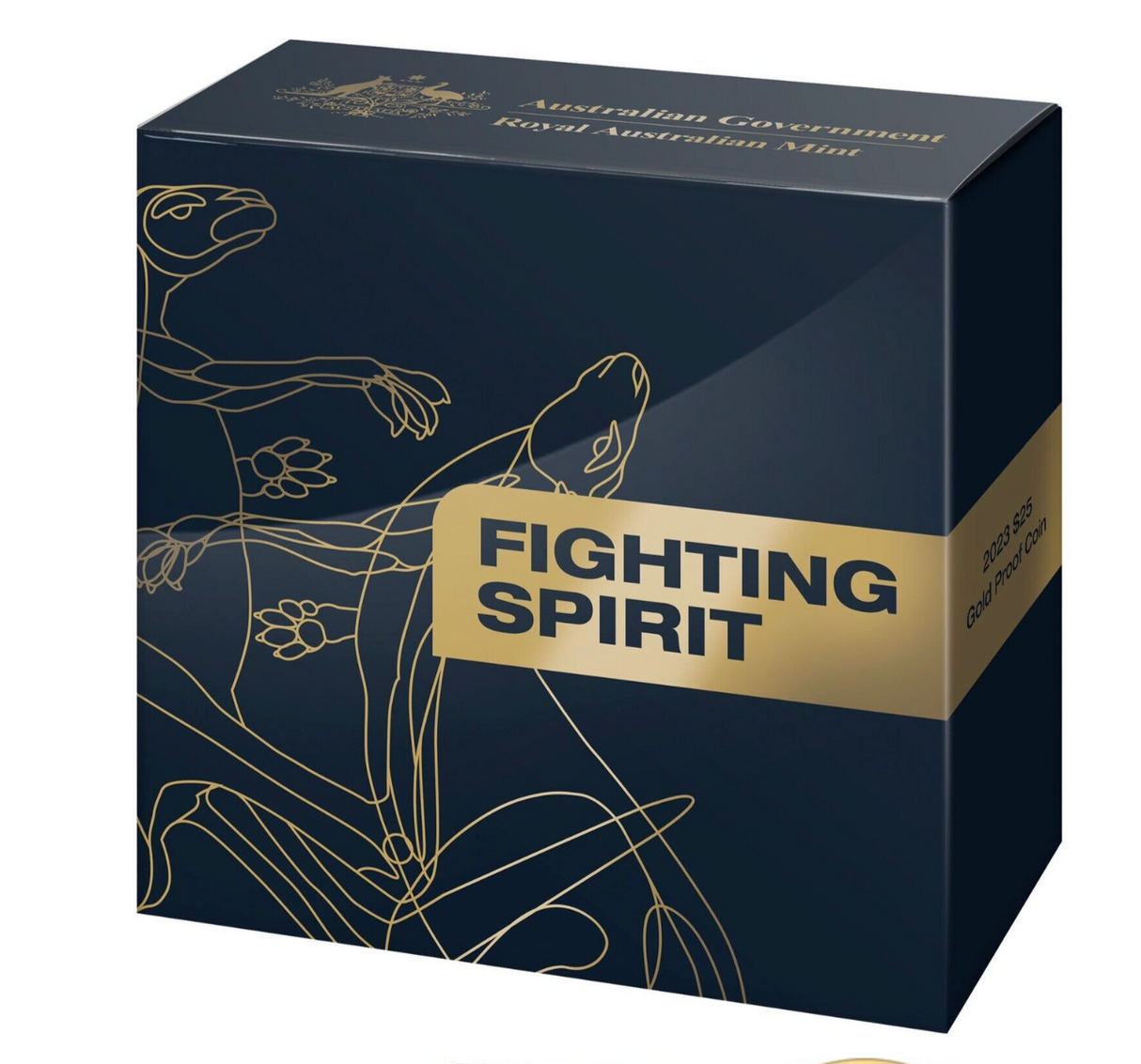 2023 $25 Kangaroo Fighting Spirit 1/5oz Gold Proof