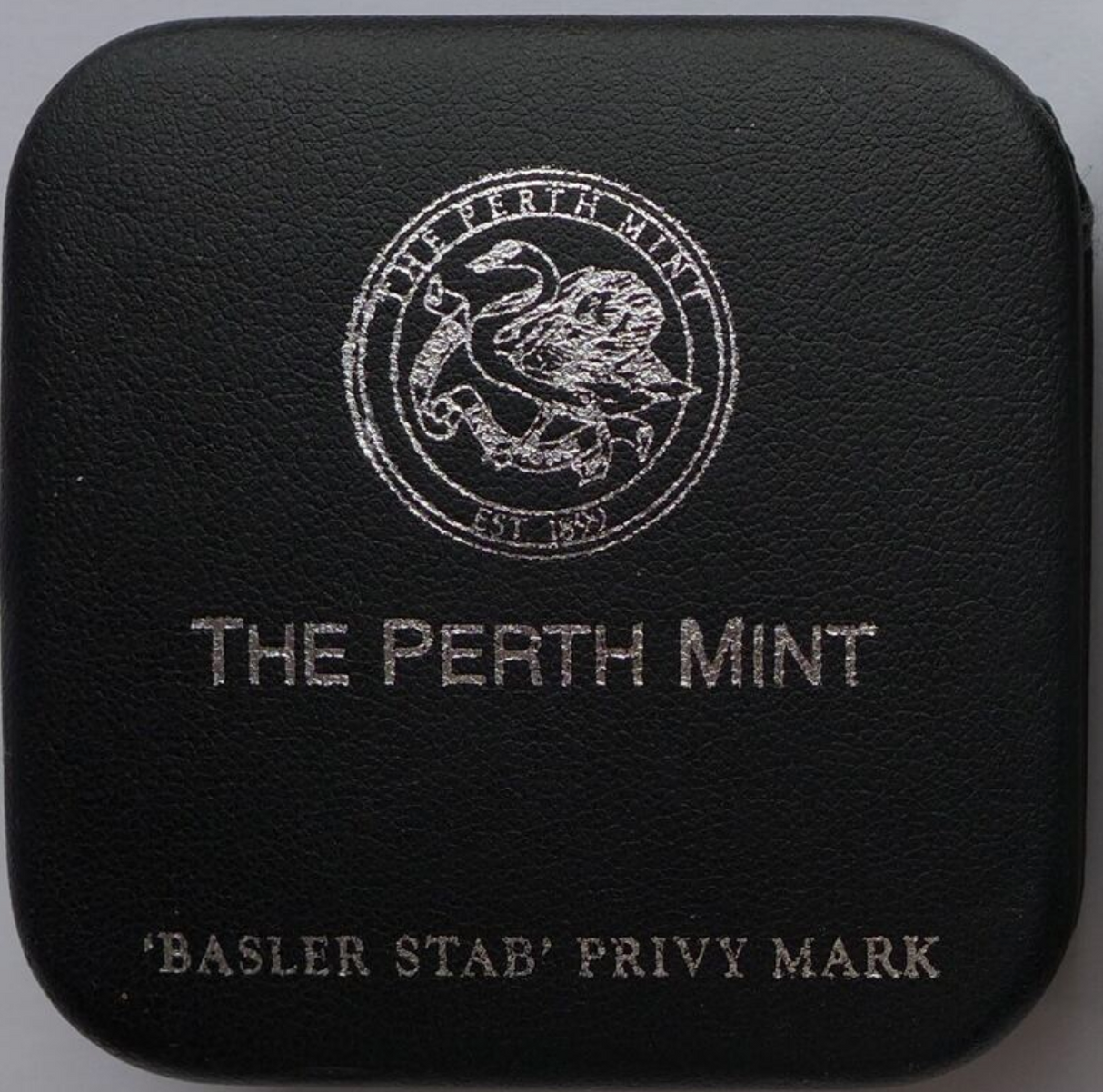 1996 $1 1oz Silver Kookaburra – Basler Stab Privy Mark