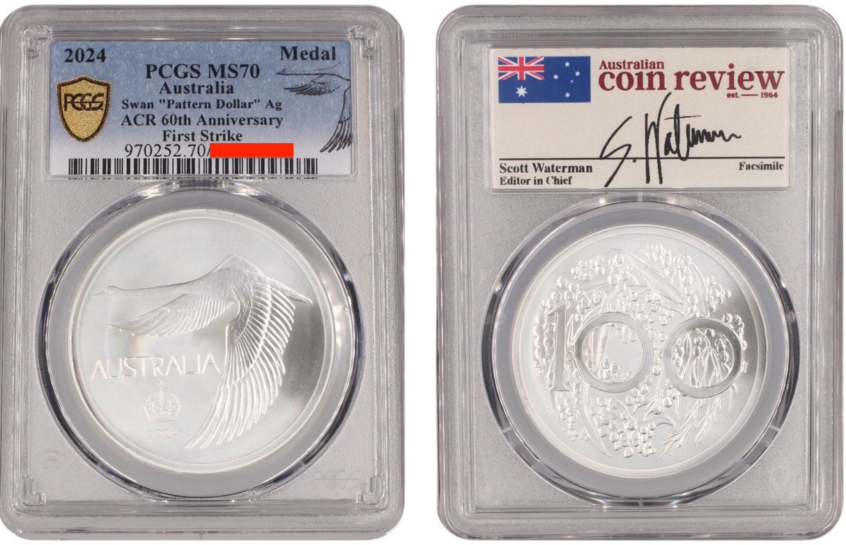 2024 Swan Silver Uncirculated PCGS MS70